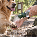 Douche sur bouteille pour chien